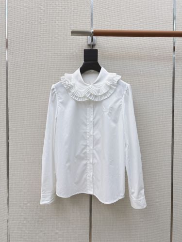 セリーヌ シャツ 偽物 フェンミン 可愛い トリオンフ コットンシャツ