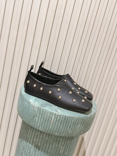 人気 スタイリッシュ RITAフラット クロエ シューズ コピー ブラック