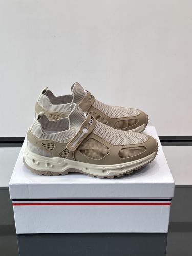 カジュアル スリッポン メッシュ モンクレール スニーカー コピー ベージュ