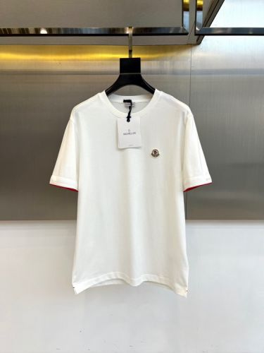シンプル モンクレール Tシャツ 偽物 半袖Tシャツ クルーネック ホワイト