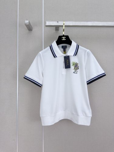 カジュアル 可愛い ポロベア コットン ポロシャツ ラルフローレン Tシャツ 偽物 ホワイト