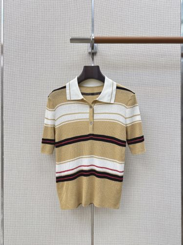 マルチボーダー リブニット ポロシャツ ラルフローレン ニット 偽物 