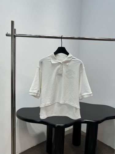 カジュアル ロゴ刺繍 ポロシャツ アレキサンダーワング Tシャツ 偽物 ホワイト