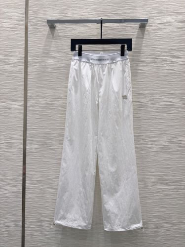 ロゴウエスト トラックパンツ アレキサンダーワング パンツ 偽物 ホワイト