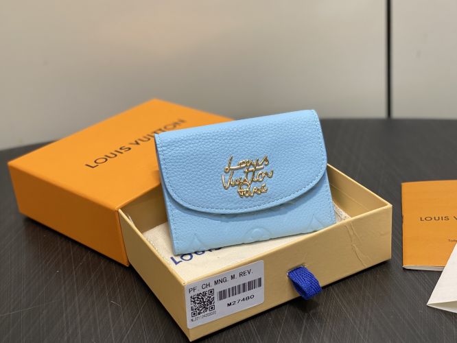 ポルトモネ･ロザリ ルイ･ヴィトン 財布 スーパーコピー M27480 ブルー