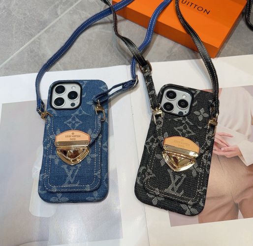 カジュアル デニム モノグラム iPhoneケース ルイ・ヴィトン アイフォンケース 偽物