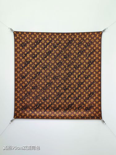 ルイ・ヴィトン スカーフ コピー LV スクリプト シルクスカーフ 90cm