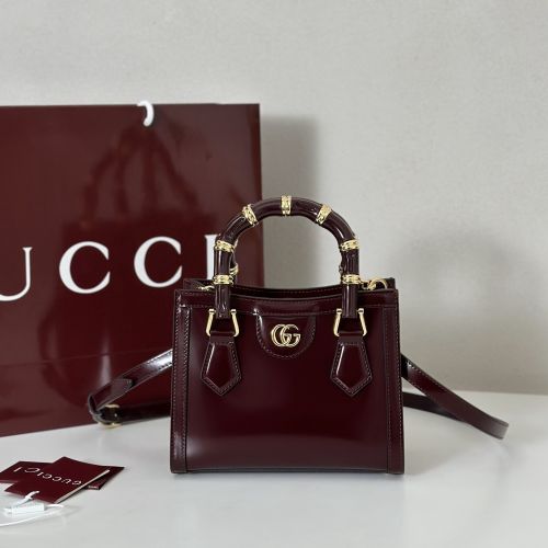 GUCCI ダイアナ スモール トートバッグ グッチ スーパーコピー 832936 ボルドー