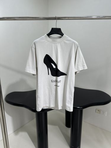 カジュアル コットン 半袖Tシャツ バレンシアガ Tシャツ コピー ユニセックス