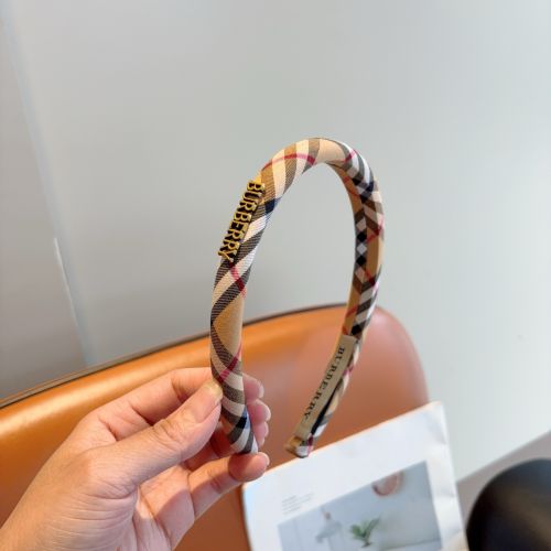 バーバリー カチューシャ 偽物 チェック柄 スリム ヘアアクセサリー 