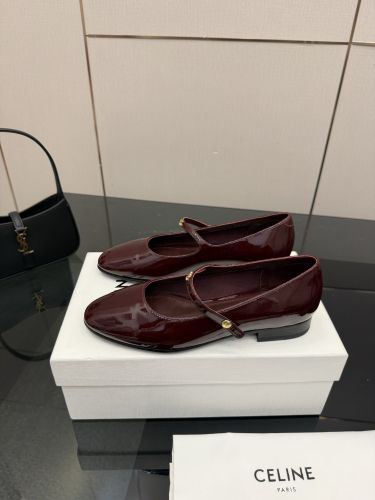 シティ メリージェーン バレリーナ セリーヌ シューズ コピー ボルドー
