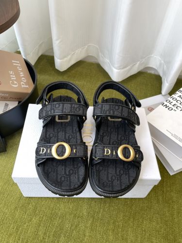 カジュアル クリスチャン・ディオール MyDior サンダル コピー ブラック