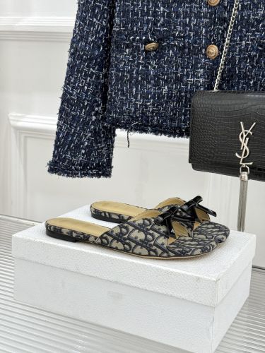 人気 クリスチャン・ディオール サンダル コピー Dior Bow スライド