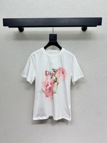 カジュアル コットン 半袖Tシャツ クリスチャン・ディオール Tシャツ 偽物 
