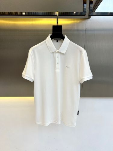 シンプル コットンピケ 半袖 ポロシャツ サルヴァトーレ・フェラガモ Tシャツ 偽物 ホワイト
