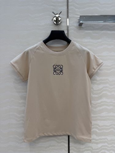 アナグラム クルーネック 半袖Tシャツ ロエベ Tシャツ 偽物 ベージュ