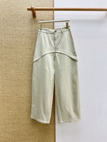 おしゃれ 合わせやすい カジュアルパンツ ロエベ パンツ コピー ベージュ