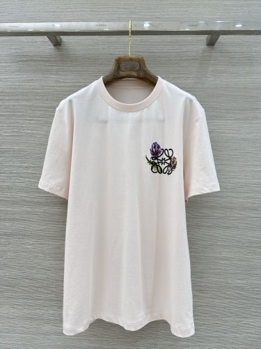 コットン クルーネック 半袖Tシャツ ロエベ Tシャツ コピー 合わせやすい