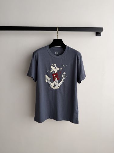 カジュアル ヴィンテージ 半袖Tシャツ ラルフローレン Tシャツ 偽物 グレー