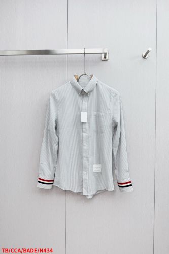 定番 カジュアル ストライプシャツ トムブラウン シャツ コピー ユニセックス