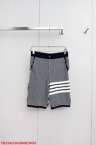 ストライプ柄 ニット ハーフパンツ トムブラウン パンツ コピー ブラック