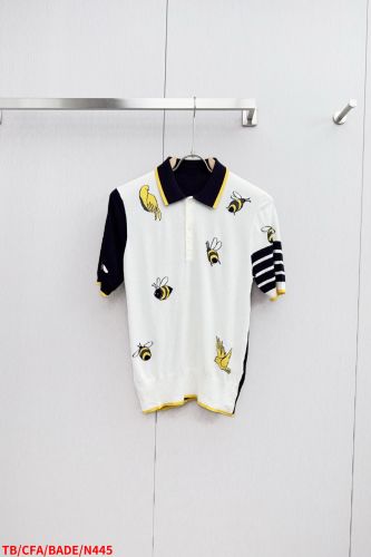 トムブラウン ニット コピー カジュアル 洗練された ニットポロ 