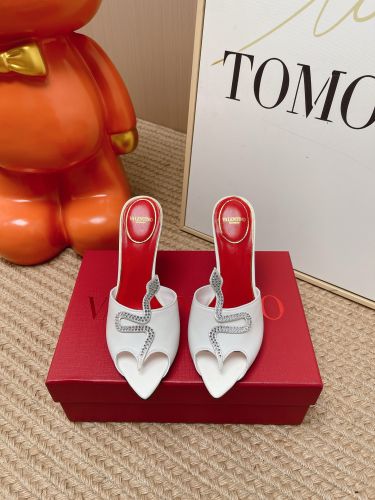 エレガント クール ヴィペール スライドサンダル ヴァレンティノ サンダル コピー ホワイト