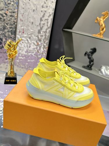 大人気 LV スプリント スニーカー ルイ・ヴィトン スーパーコピー イエロー