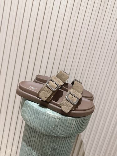 ルイ・ヴィトン サンダル コピー 洗練された スエード LV ヴェニス ミュール