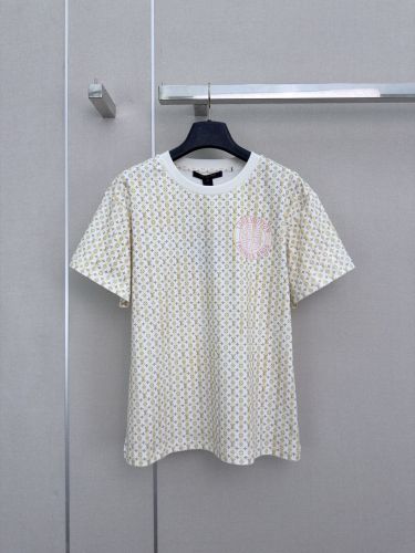 モノグラム ストライプ Tシャツ ルイ・ヴィトン Tシャツ コピー 半袖トップス