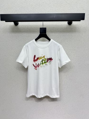 キャンディ シグネチャーTシャツ ルイ・ヴィトン Tシャツ コピー コットン