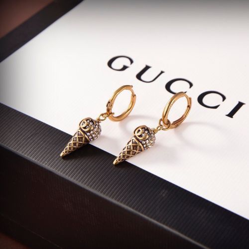 アイスクリームモチーフ ダブルG ピアス グッチ イヤリング 偽物