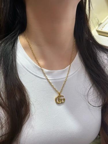 人気 洗練された ダブルG グッチ ネックレス 偽物 合わせやすい