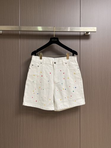 GGジャカード ペイント ショートパンツ グッチ パンツ 偽物 ホワイト