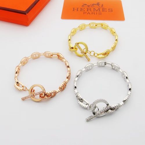 人気 お洒落 シェーヌ・ダンクル エルメス ブレスレット 偽物 合わせやすい