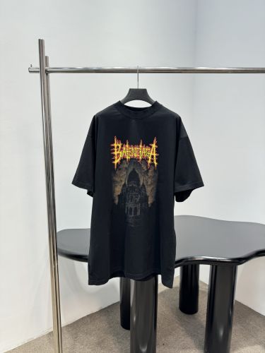 スタイリッシュ オーバーサイズ 半袖Tシャツ バレンシアガ Tシャツ 偽物 ユニセックス