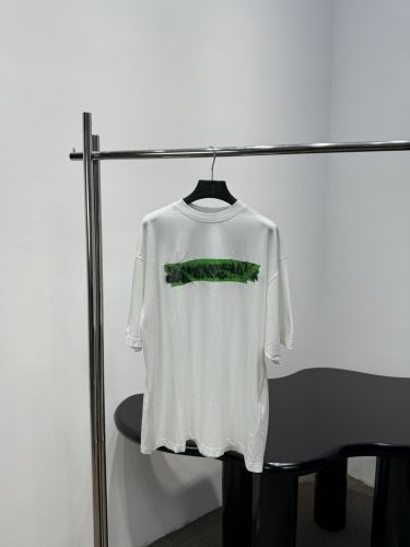 バレンシアガ Tシャツ 偽物 人気 洗練された ロゴ入り 半袖Tシャツ ユニセックス ホワイト