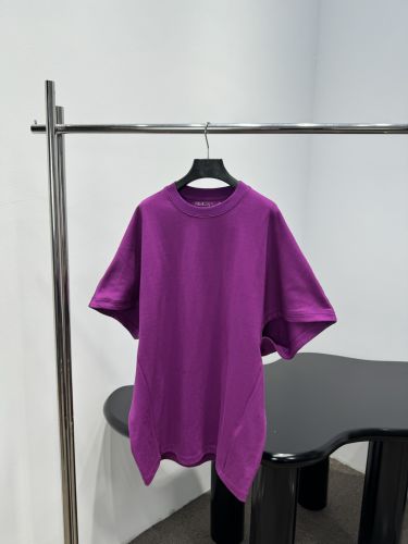 ユニセックス バレンシアガ Tシャツ 偽物 合わせやすい オーバーサイズTシャツ 