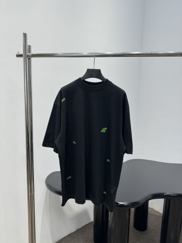 お洒落 オーバーサイズ 半袖Tシャツ バレンシアガ Tシャツ 偽物 ユニセックス