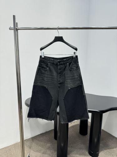 スタイリッシュ デニムショートパンツ バレンシアガ パンツ 偽物 ユニセックス