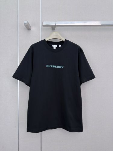 ヘリテージロゴ コットンTシャツ バーバリー Tシャツ 偽物 ブラック
