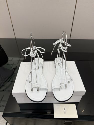 シンプル トリオンフ トングサンダル セリーヌ サンダル コピー ホワイト