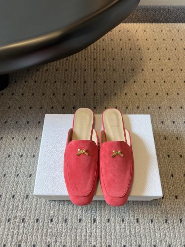 大人カジュアル Baby Bow ミュール クリスチャン・ディオール サンダル コピー レッド