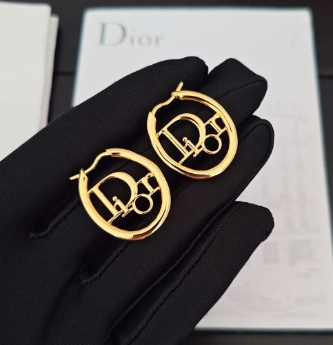 Dior Oblique フープピアス クリスチャン・ディオール イヤリング 偽物