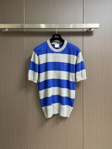 カジュアル コットンニット 半袖Tシャツ クリスチャン・ディオール Tシャツ コピー