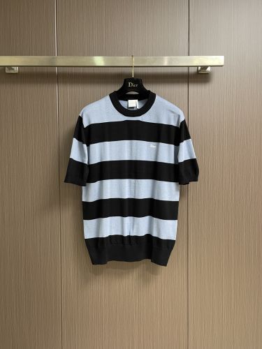 クリスチャン・ディオール Tシャツ コピー カジュアル コットンニット 半袖Tシャツ 