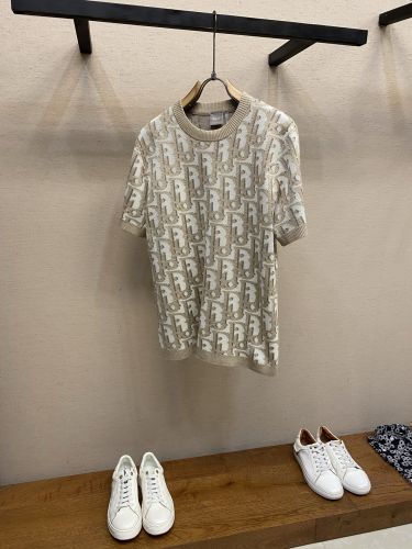 ディオール オブリーク ニットTシャツ クリスチャン・ディオール Tシャツ 偽物