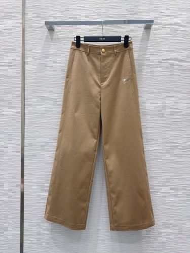 シンプル 洗練された ロングパンツ クリスチャン・ディオール パンツ 偽物 ベージュ