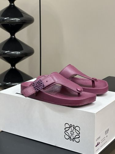完売必至 アナグラム トングサンダル ロエベ サンダル コピー パープル