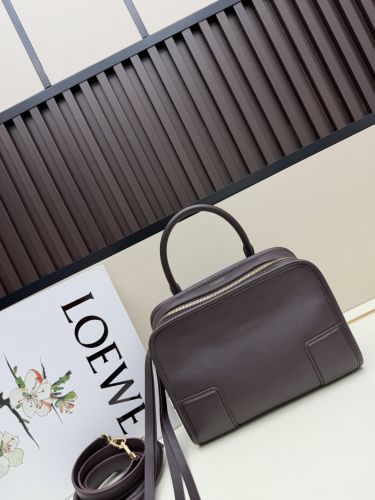 ロエベ スーパーコピー 人気 LOEWE アマソナ180バッグ スモール ダークブラウン